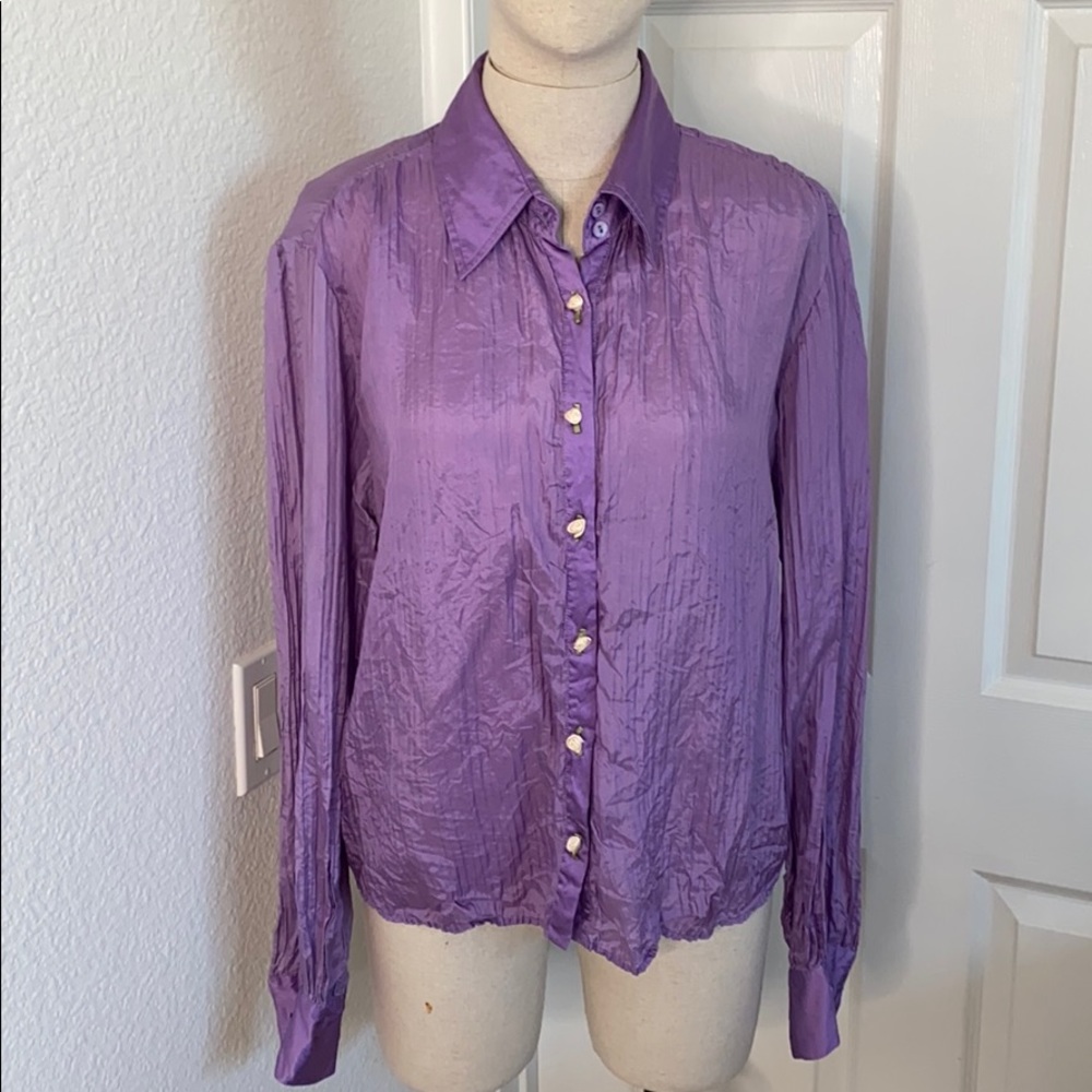 Raffaela silk blouse, L